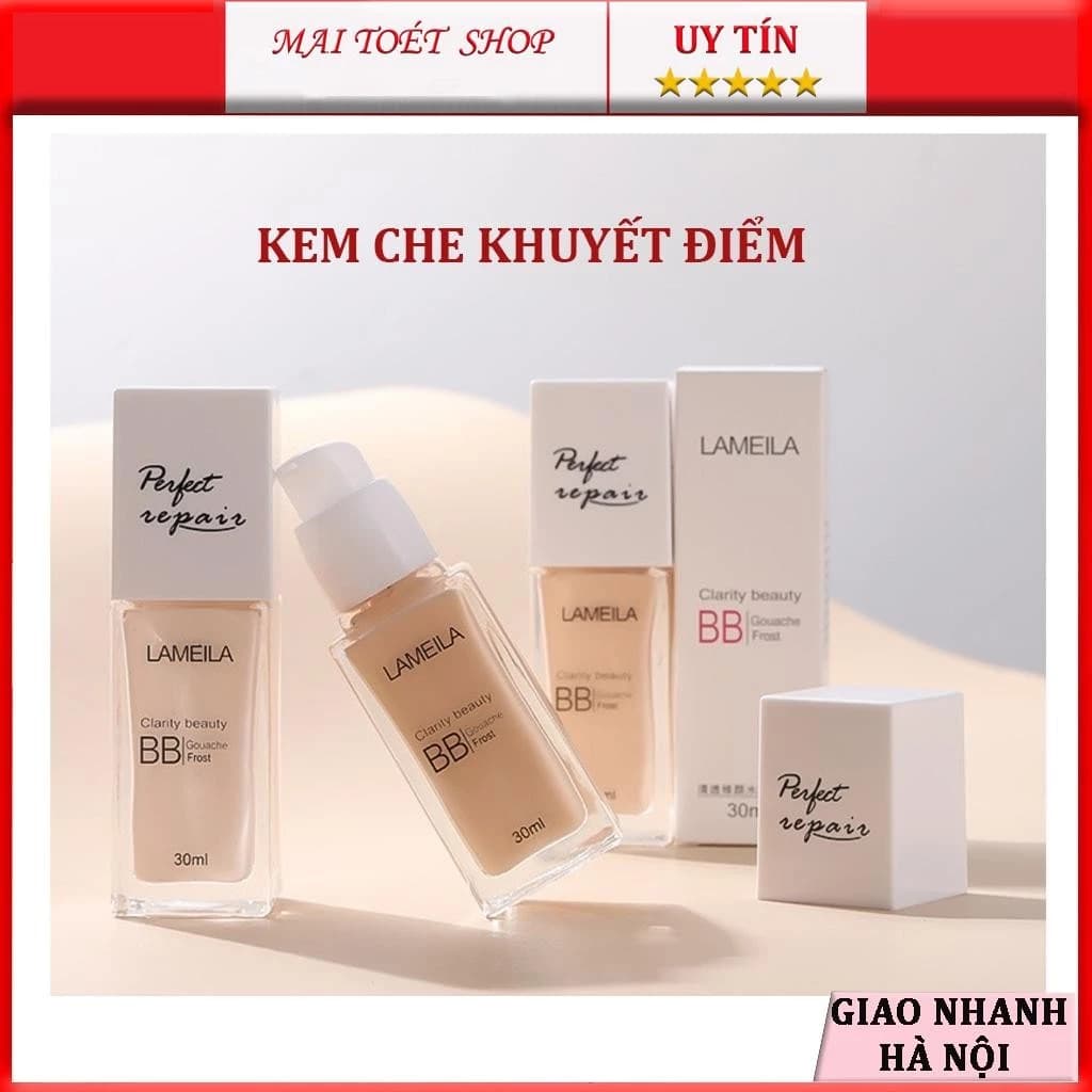 Kem Che Khuyết Điểm BB Cream Lameila Chính hãng,Kem nền kiềm dầu lâu trôi giảm thiểu lão hóa da