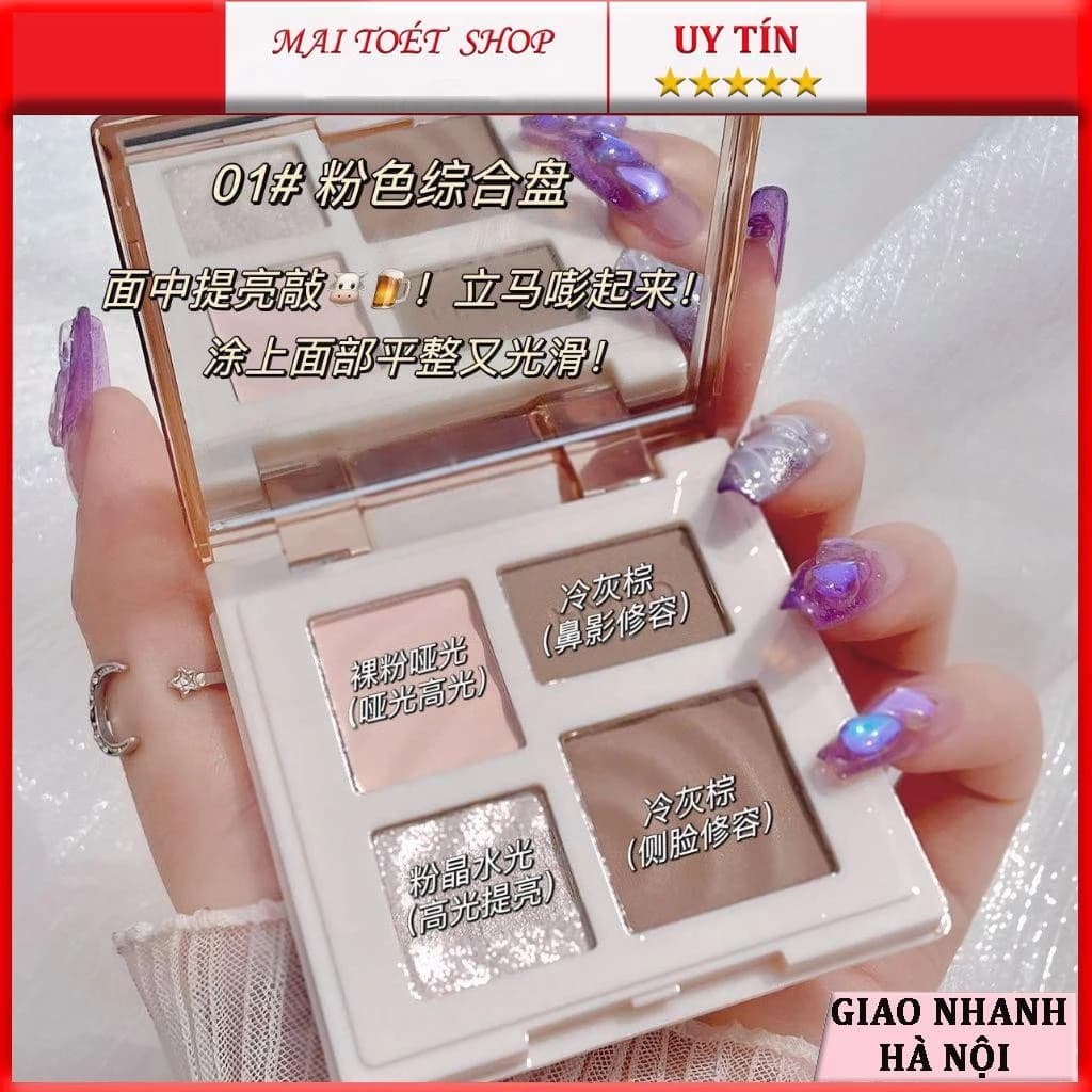 Bảng Tạo Khối Bắt Sáng 4 Ô MYHO Tự Nhiên Bền Màu
