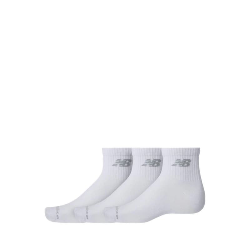 Tất New Balance Performance Basic Ankle Unisex 3 Pack - White
