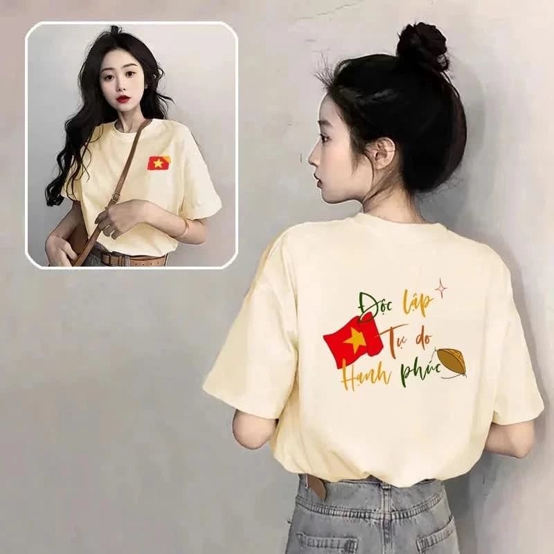 Áo thun ngắn tay DL-TD-HP Việt Nam  áo thun nam nữ unisex hàng đầu,áo phông mùa hè