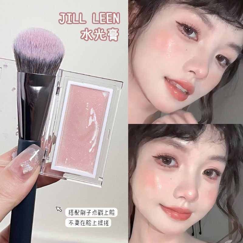 Kem bóng nước JILLL LEEN Phong cách Hàn Quốc Nước trong suốt Da bóng Làm sáng da mặt Blush Kem đa năng Kem bóng cao Kem bóng nước tự nhiên