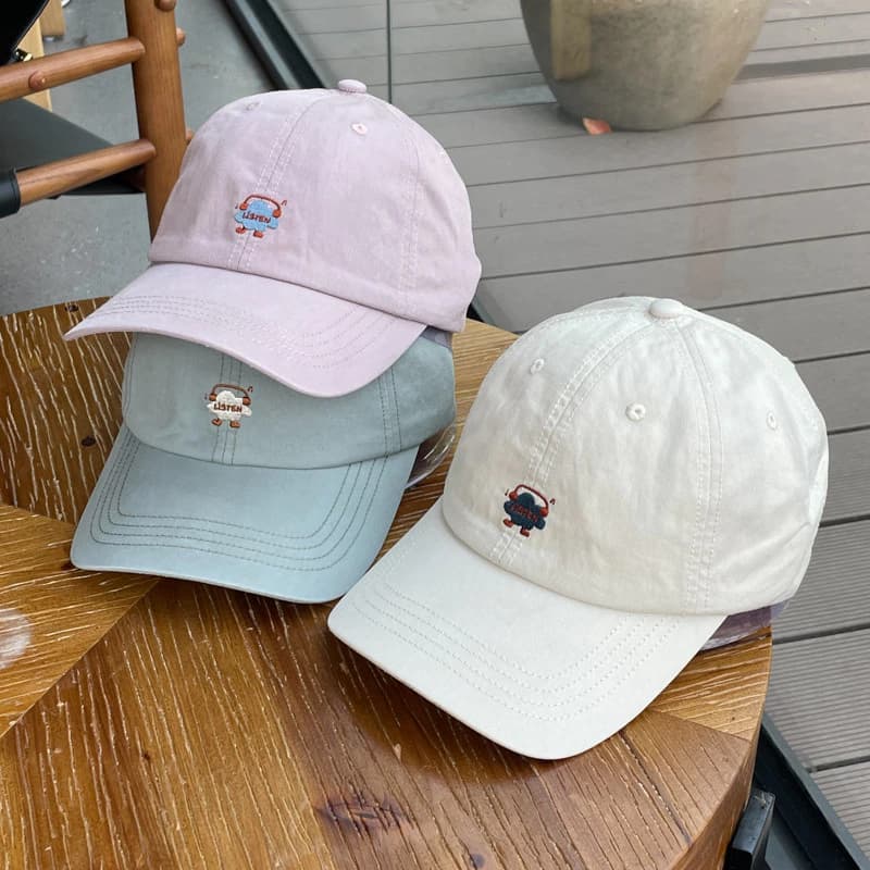 Phong Cách Mỹ Cặp Đôi Phong Cách Đám Mây Dễ Thương Đầu Lớn Mũ Bóng Chày Cao Cấp Nữ Cotton Nguyên Chất Thoáng Khí Chống Nắng Tím Hồng Đạt Đỉnh Mũ Nữ