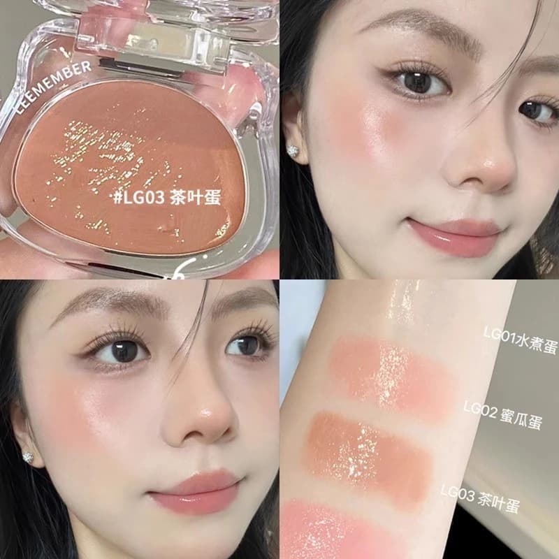 LEEMBER Bear Water Gloss Blush Kem đa năng Da mờ Độ bóng cao Co màu 4g