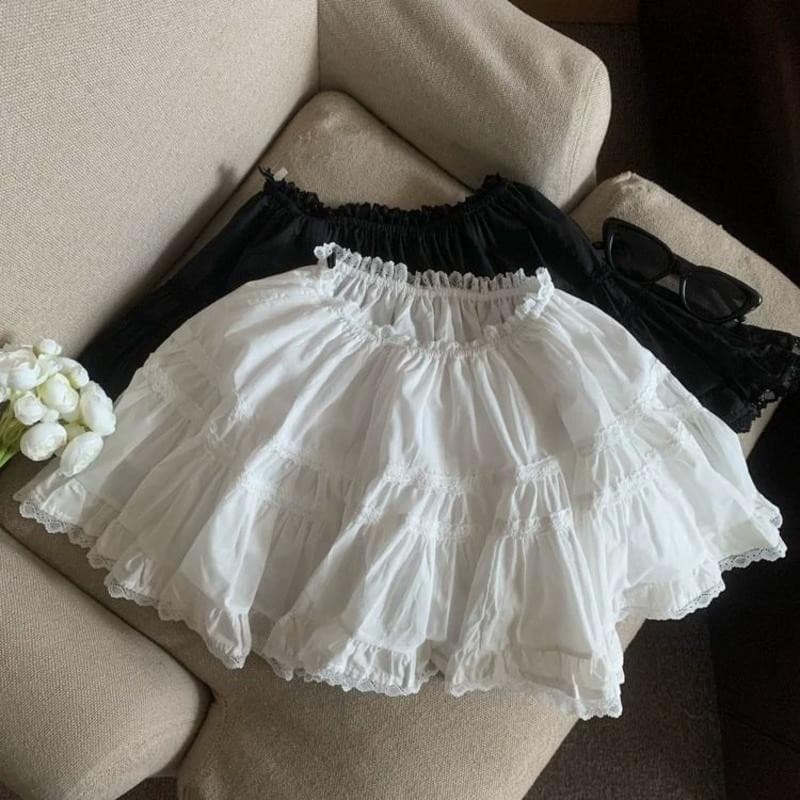 Váy Bánh Nữ Phong Cách Mới Cao Cấp Phong Cách Ba Lê Công Chúa Pettiskirt Váy Chữ a