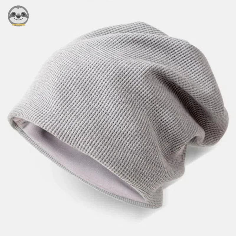 Phong cách Nhật Bản Muji Style / Mũ cọc lông cừu cao cấp / Mũ dệt kim ấm áp đơn giản / Mũ chui đầu chất lượng cao thu đông