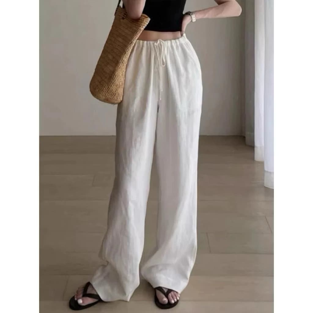 Bamboo Pants- QUẦN SUÔNG LINEN BAMBOO – NHẸ MÁT, THANH LỊCH DỄ PHỐI MyaHouse