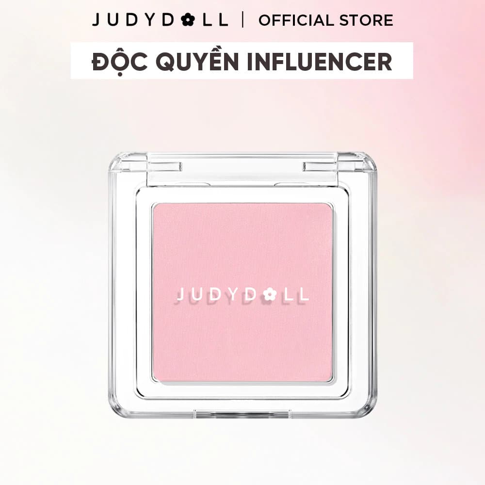 [CB INFLUENCER] Phấn Má Hồng Đơn Sắc JUDYDOLL Blush Powder Mịn mờ Chuẩn màu Tiệp da Bền màu 2g