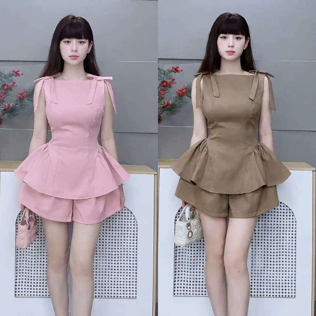 SET BỘ Nữ  RUBY Thiết Kế Mới Dập HOA Nổi Mới Cực Đẹp THỜI TRANG Dễ Mặc CÓ BIGSIZE NY NA STORE