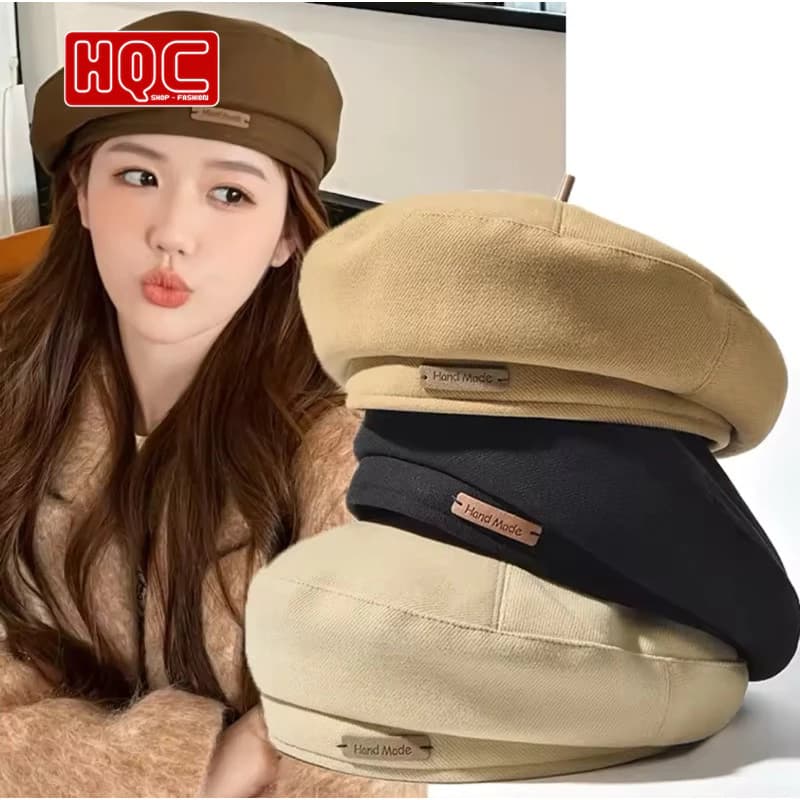 Mũ nồi kaki trơn basic Hàn Quốc – Phong cách trẻ trung, đa màu, dễ phối đồ, chất liệu bền đẹp