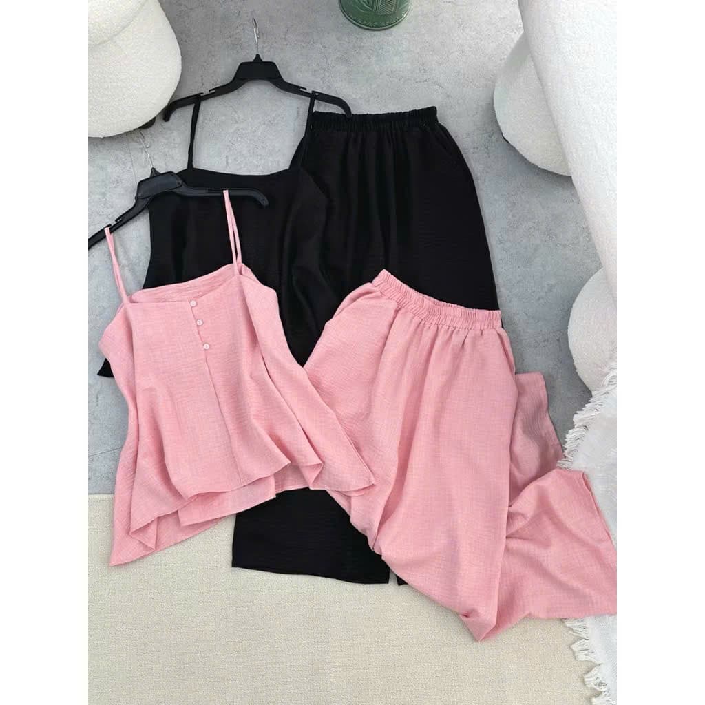 Set Bộ ĐŨI 2 DÂY MỚI Kèm Quần SUÔNG DÀI Mát Nhẹ Thoải Mái DỄ MẶC Cực XỊN LANO STORE