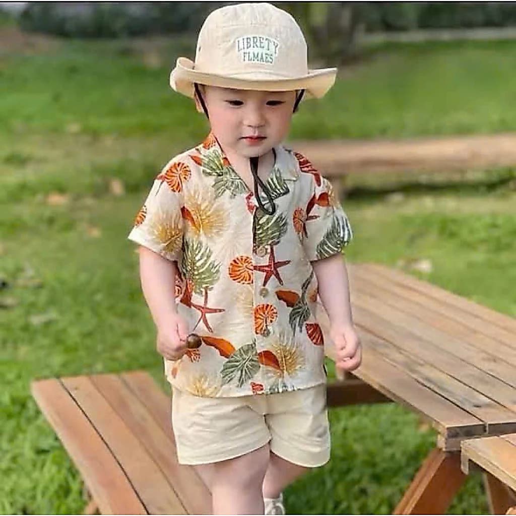 (1 BỘ TẶNG 1 KÍNH) Bộ Đũi Sao Biển Mềm Mát Dễ Thương Cho bé Trai 8-26kg