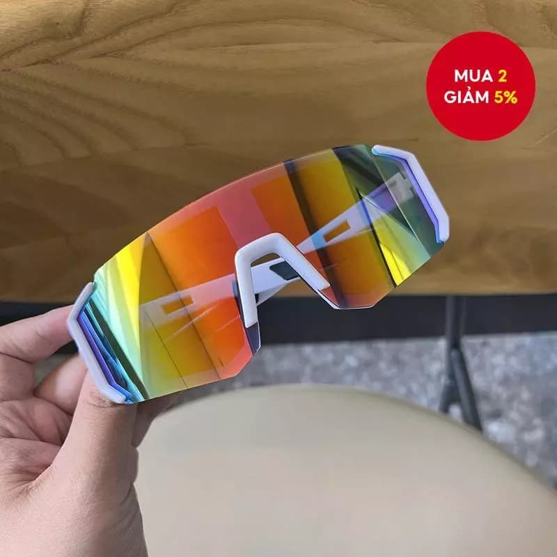 Kính Mát Thể Thao Màu Dành Cho Nam Nữ Đi Xe Đạp Ngoài Trời Leo Núi Lái Xe