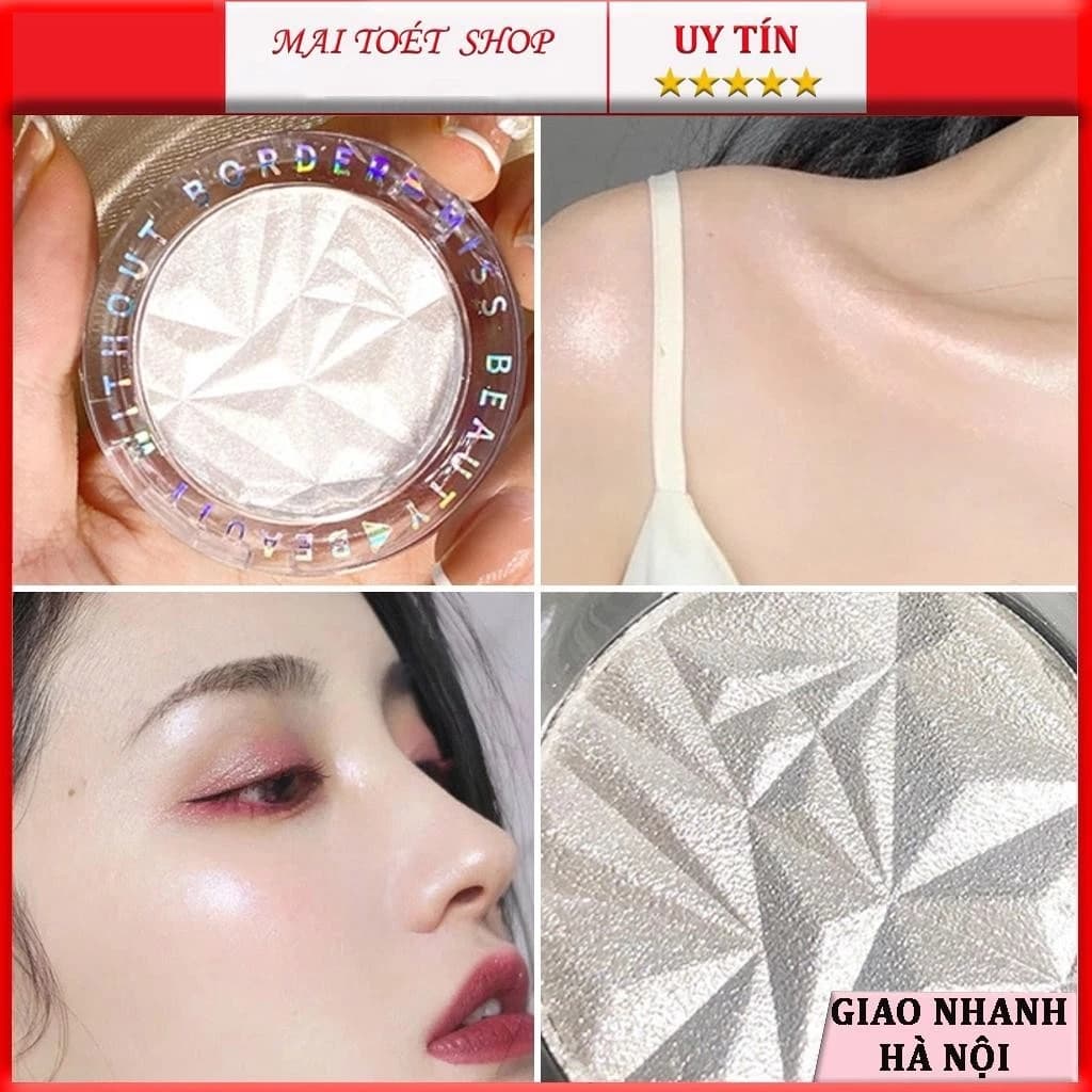Phấn Nhũ Bắt Sáng Miss Beauty Và Tạo Khối Toàn Diện Màu Nhũ Kim Tuyến Mịn Tự Nhiên