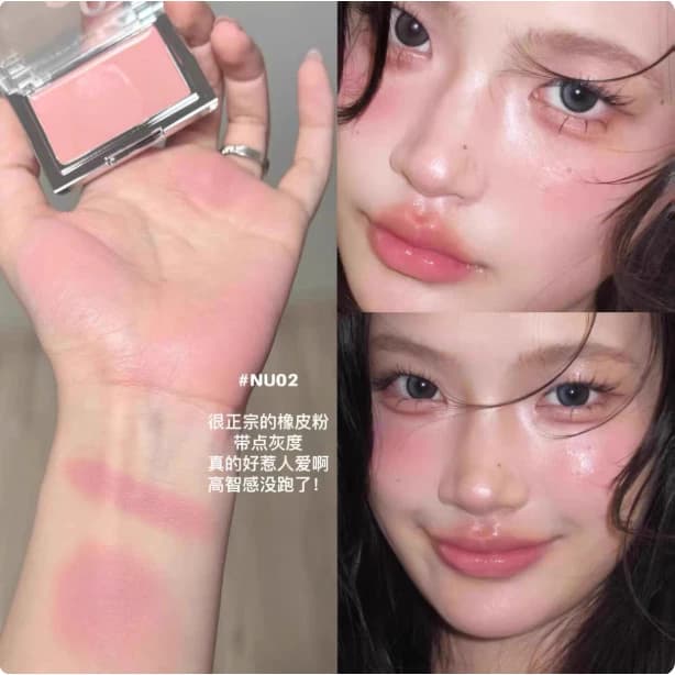 Base Makeup Blush Cream Hơi Say Làm Sáng Thu Nhỏ Mở Rộng Che Khuyết Điểm Độ Bóng Cao Xám Tím Tự Nhiên