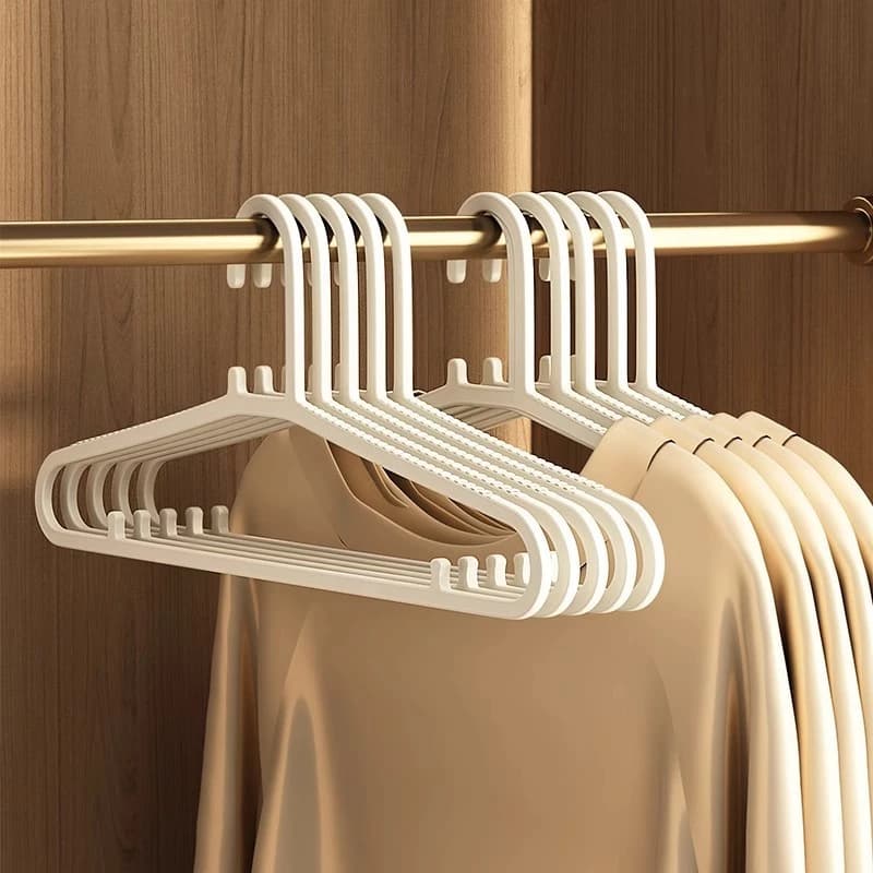 [Sản phẩm mới] Móc treo quần áo Móc treo quần áo gia dụng Liền mạch Chống trượt Chống vai Khô góc áo áo áo Ký túc xá Tủ quần áo Móc treo áo Hỗ trợ áo