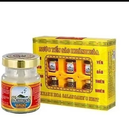 Nước yến sào Khánh Hòa Sanest hộp 6 lọ × 70 ml