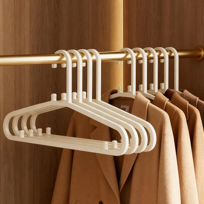 [Sản phẩm mới] Móc treo quần áo Móc treo quần áo gia dụng Liền mạch Chống trượt Chống vai Khô góc Quần áo Móc treo áo áo Ký túc xá Tủ áo áo Hỗ trợ áo