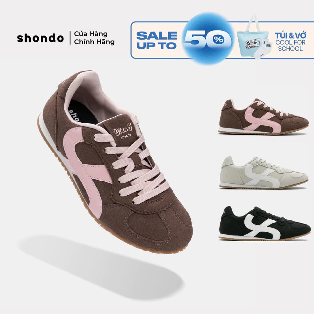 Giày Thể Thao Sneaker Class 5 Unisex Đế Thấp Phối Da Lộn Nhiều Màu