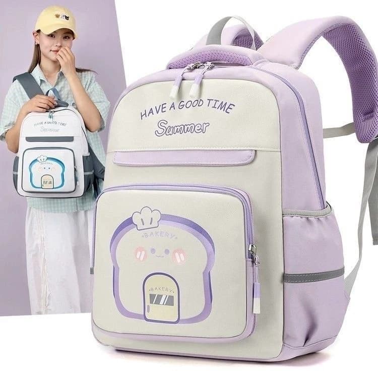 Phong Cách Mới Học Sinh Schoolbag Dung Tích Lớn Cô Gái Dễ Thương Hoạt Hình Công Chúa Ba Lô