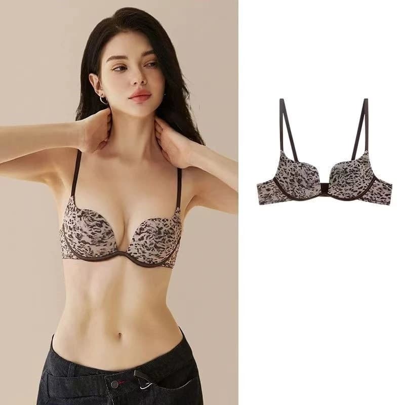 Áo lót bộ nữ in hoa báo gọng mềm nâng đỡ, thu gọn thịt nách ngăn chảy xệ, vừa vặn không trống cúp cho ngực nhỏ