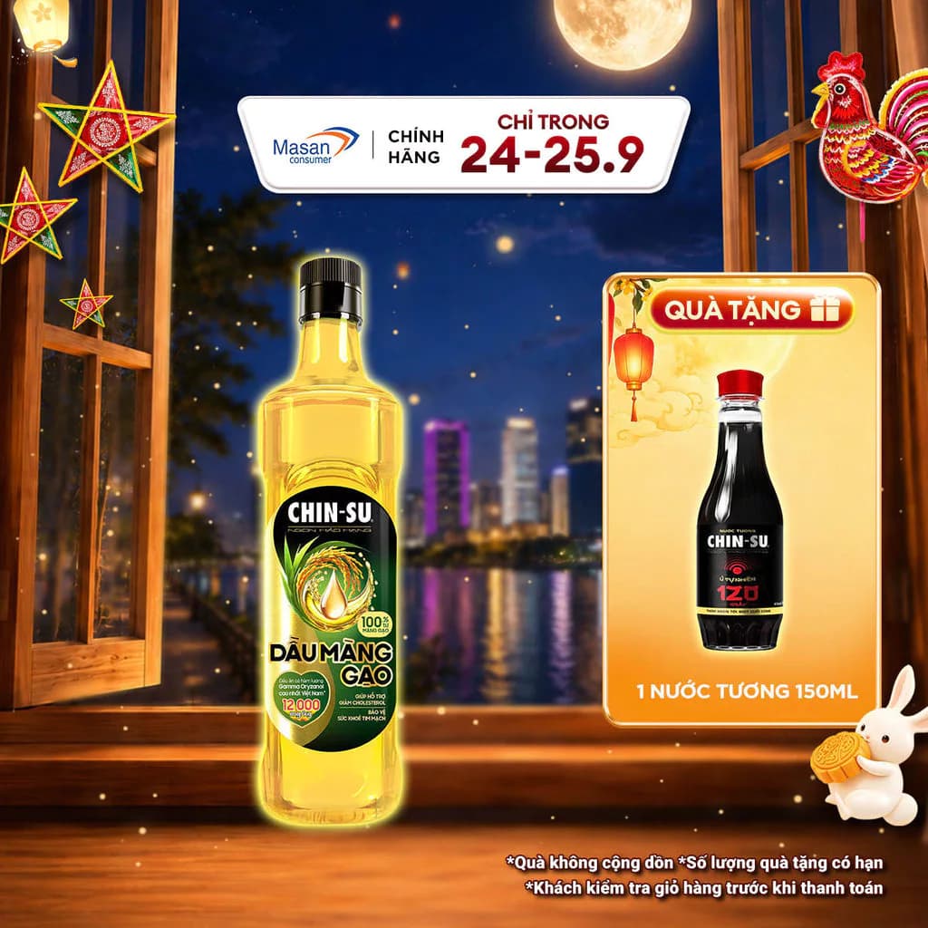 Dầu màng gạo CHIN-SU chai x 750ml