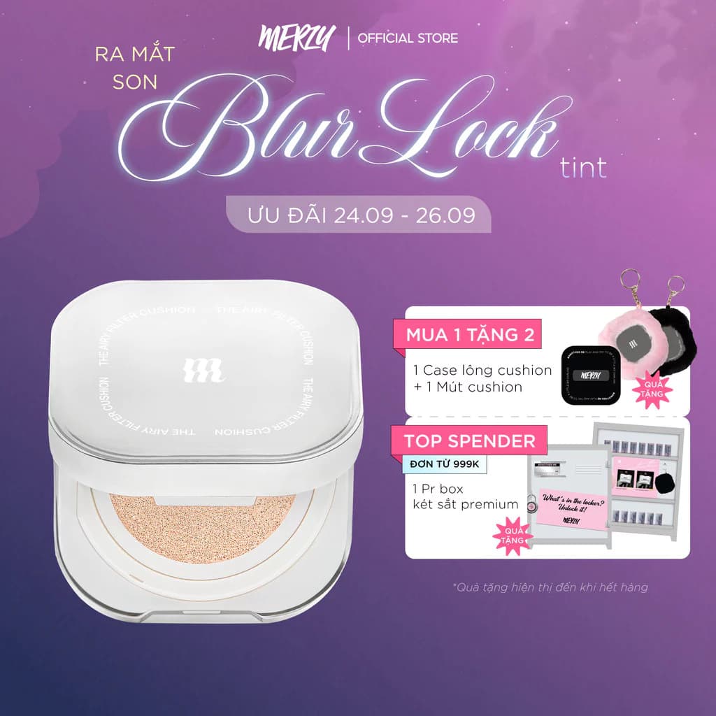 [NEW] Phấn Nước Che Phủ Cao, Mịn Lì Merzy The Airy Filter Cushion 11g