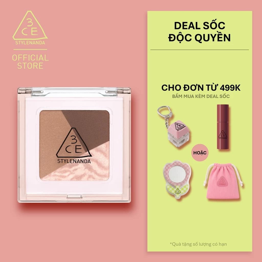 Phấn mắt 3 ô 3CE Color Grid Eyeshadow
