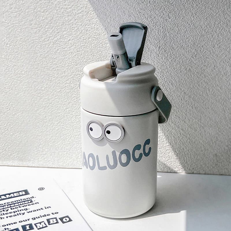 Cốc giữ nhiệt bằng thép không gỉ 316, 550ml / 750ml, Cốc uống có bộ lọc cặn ống hút và trà, Quà tặng sinh nhật cho học sinh và nhân viên văn phòng.