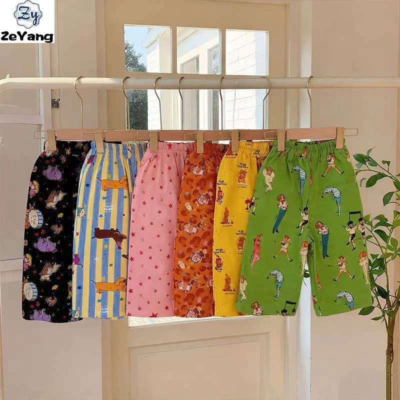[ZY] Quần trẻ em 70-130cm, ống rộng suông, chống muỗi, thời trang, dễ phối, hàng sẵn giao nhanh