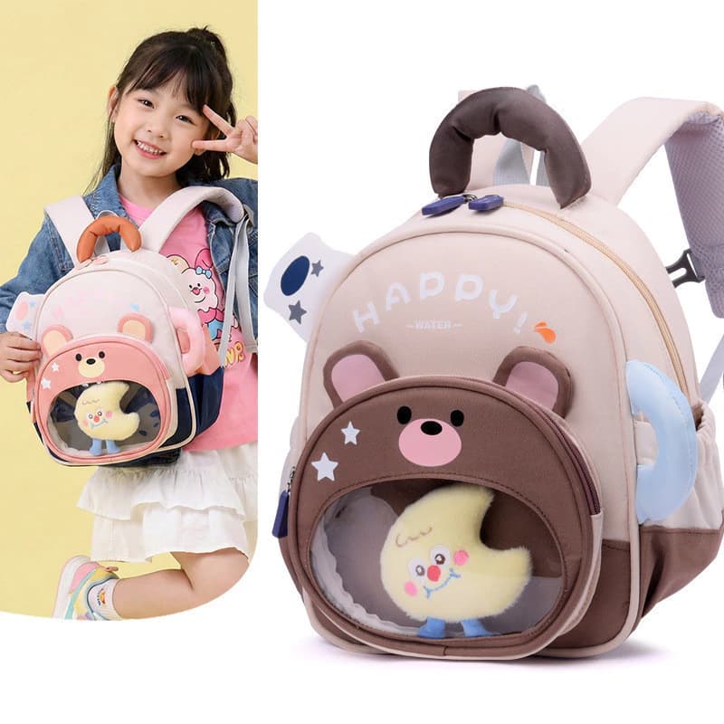 2026 Phong Cách Mới Mẫu Giáo Túi Đi Học Hoạt Hình Anime Ba Lô Bé Giáo Dục Sớm Bé Trai Bé Gái Túi Du Lịch