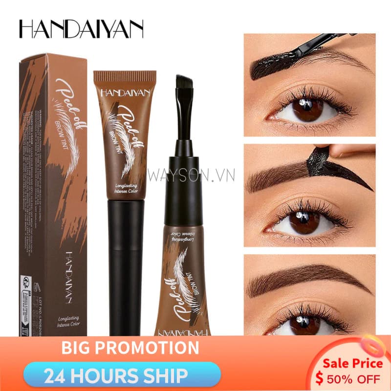 {READY STOCK} Nhuộm Kem Lông Mày HÀNG CÓ SẴN Rách Chống Thấm Nước 5 Màu Kem Lông Mày Nhuộm Lâu Dài Rách