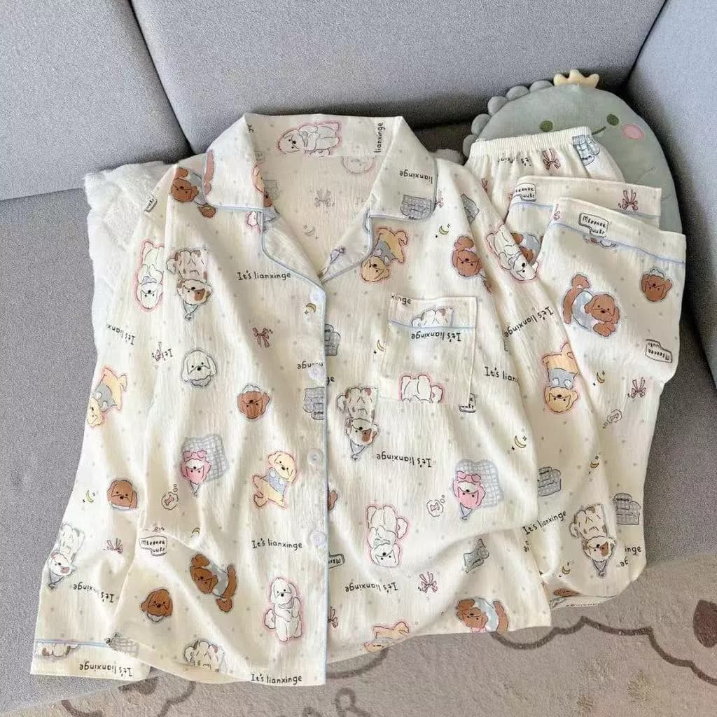 Bộ Đồ Ngủ Nữ Bộ Đồ Ngủ Mùa Xuân Thu Dài Tay Đồ Người Phụ Nữ Mặc Ở Nhà Mặc Mặc Ngủ