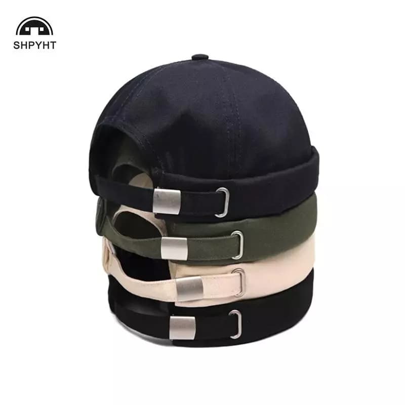 [SHPYHT] Mũ Snapba bóng chày Cotton không vành cổ điển Mũ đầu lâu Hip Hop có thể điều chỉnh mới