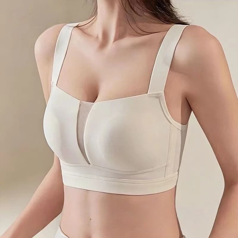 Áo ngực chống xệ thu gọn nách không gọng size lớn không vết lưới mỏng nhẹ nịt ngực lớn giảm kích thước chỉnh đẹp lưng