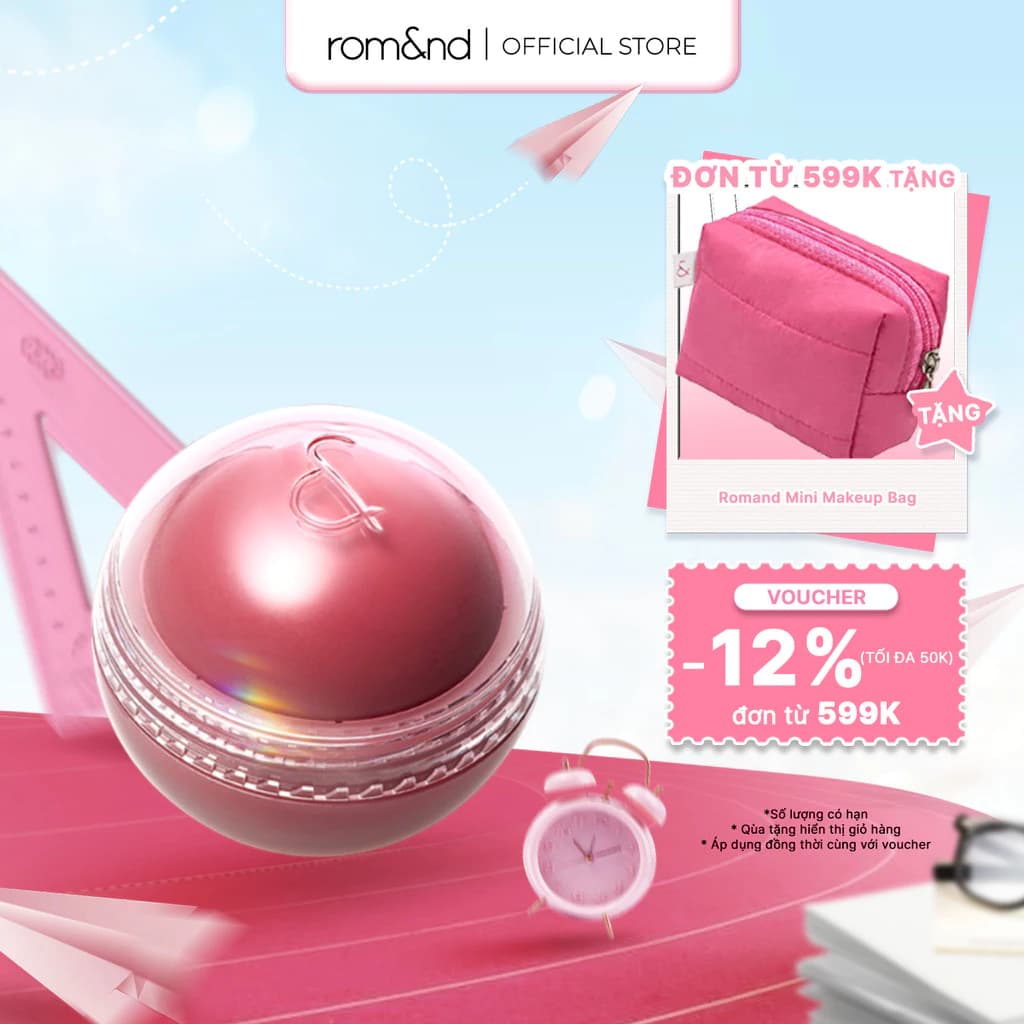 [Rom&nd] Má hồng ngọt ngào Hàn Quốc Romand JUICY ROLL CHEEK 8.4g