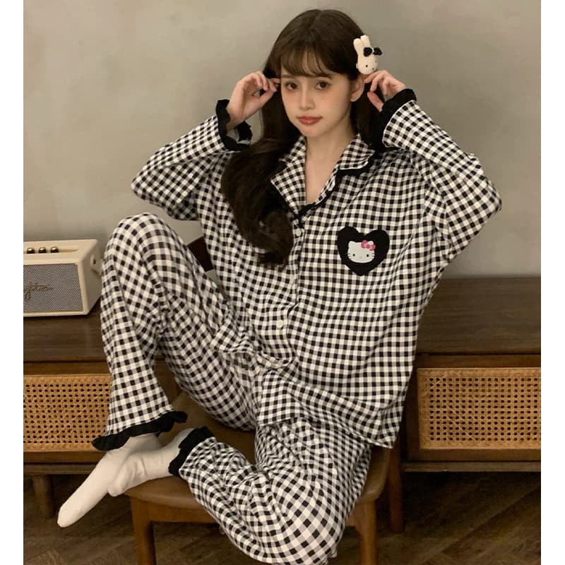 Bộ đồ lót Cardigan có ve áo Poly-Cotton co giãn dành cho nữ