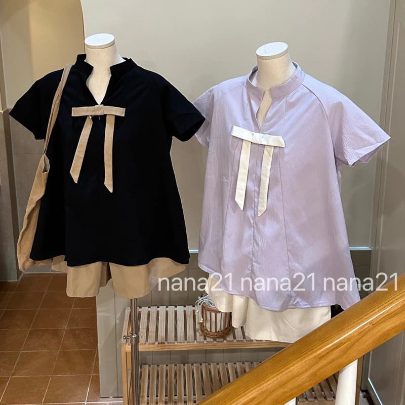 Set Nữ Babydoll đính nơ kèm quần A248 Nana Nana21 Nữ Woman