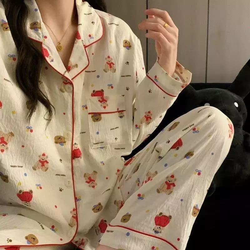Bộ Đồ Ngủ Nữ Bộ Đồ Ngủ Mùa Xuân Thu Dài Tay Đồ Người Phụ Nữ Mặc Ở Nhà Mặc Mặc Ngủ