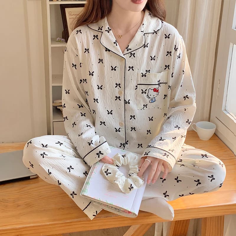 Bộ Đồ Ngủ Nữ Bộ Đồ Ngủ Mùa Xuân Thu Dài Tay Đồ Người Phụ Nữ Mặc Ở Nhà Mặc Mặc Ngủ