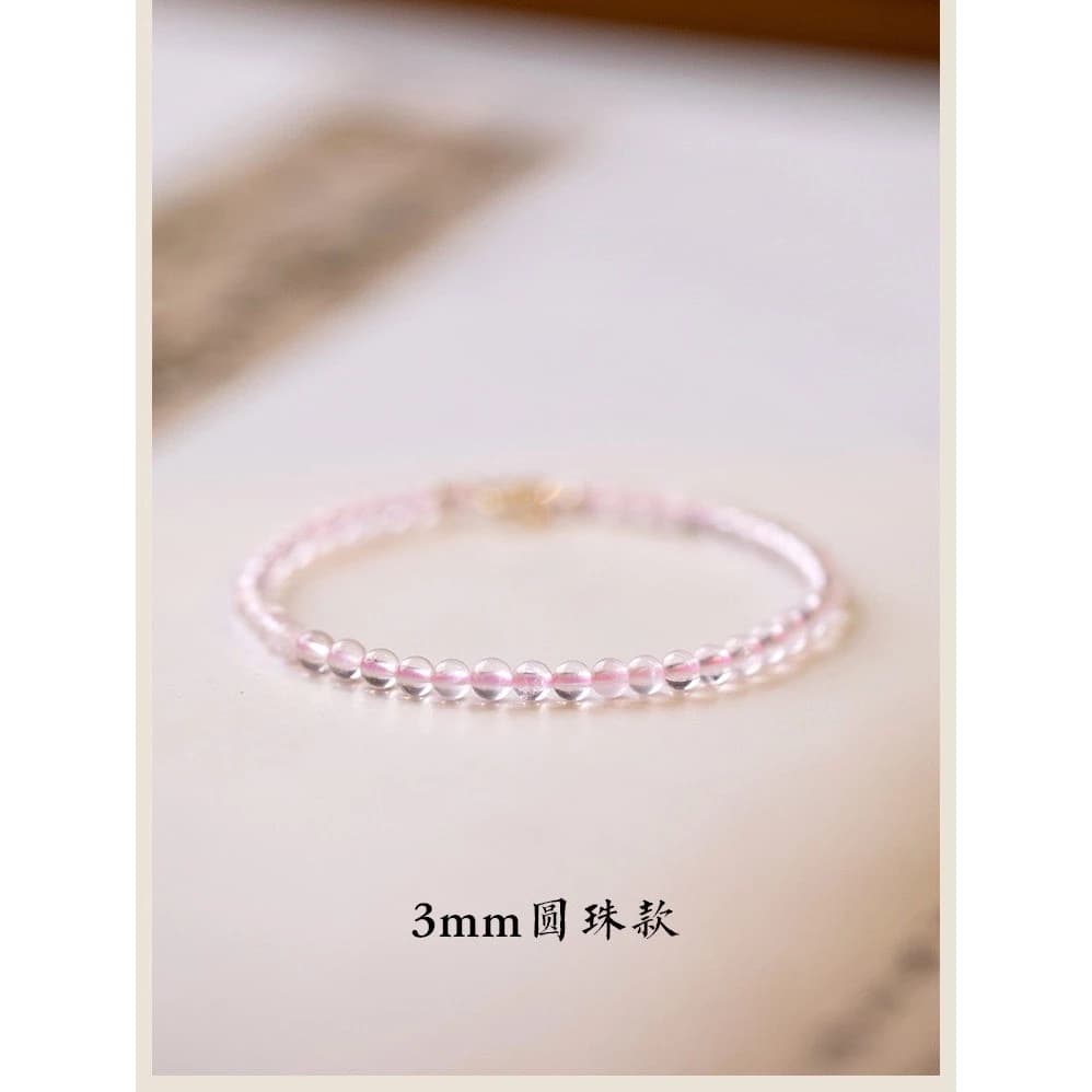 Vòng mặt tròn pha lê bột 3mm 16cm