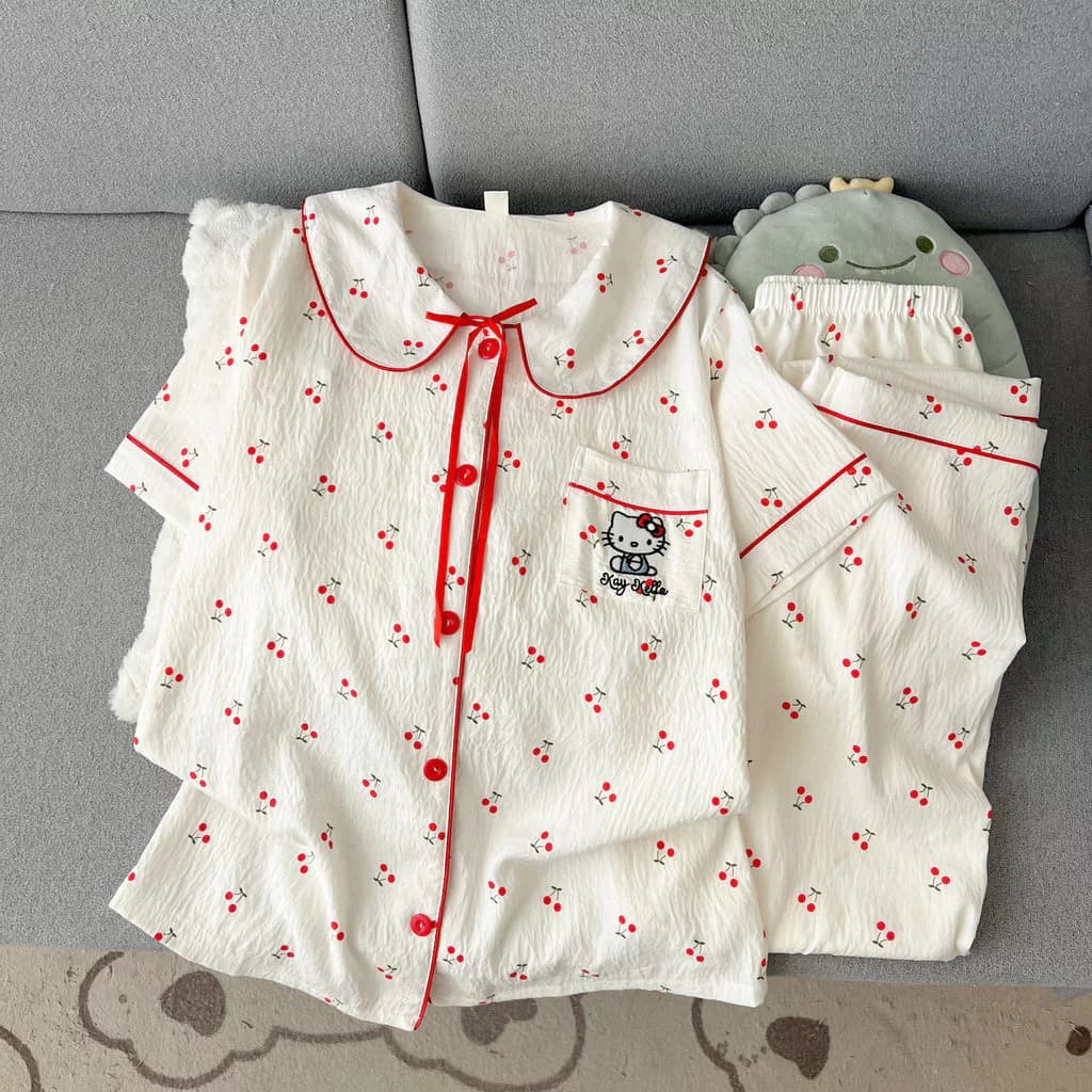 đồ mặc nhà Đồ ngủ nữ Pijama Thoải mái mềm mại Ngọt ngào Hoạt hình Dễ thương kiểu công chúa 216