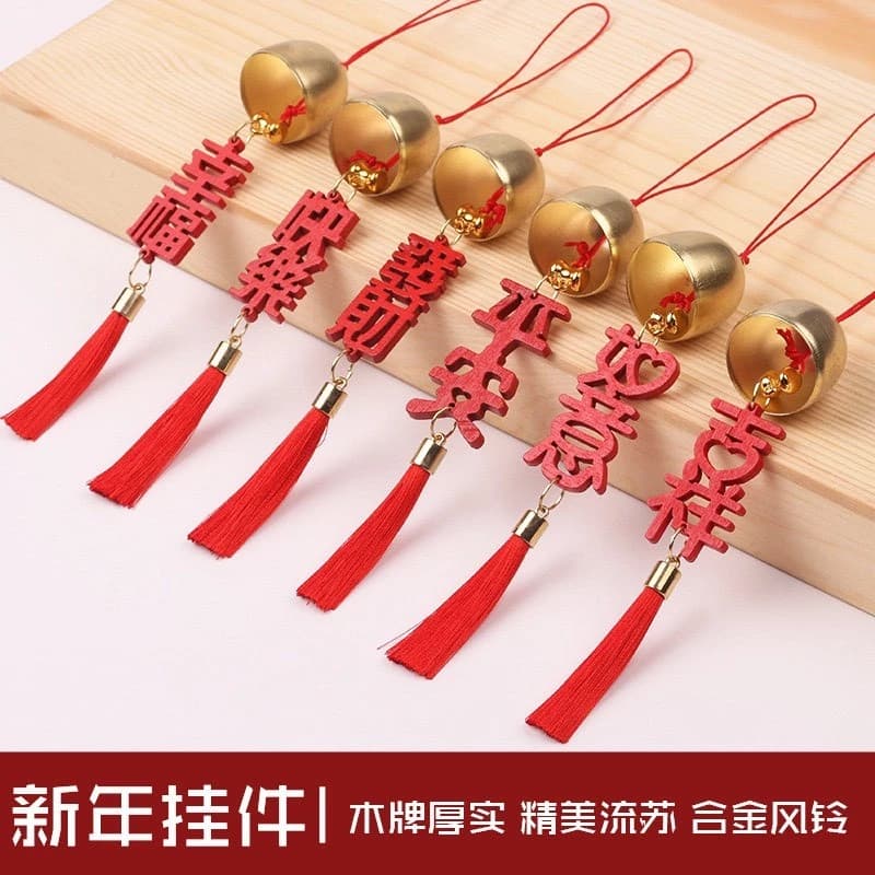 Chuông gió mặt dây chuyền điều ước ,trang tí lễ hội