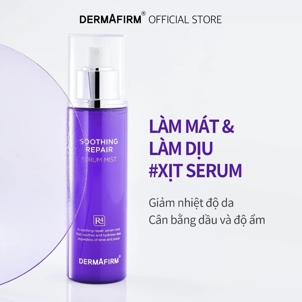 DERMAFIRM dưỡng ẩm phục hồi Mist R4 100ml