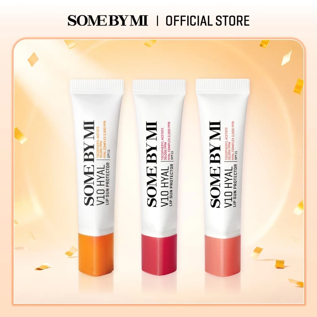 [SOMEBYMI] Son chống nắng ngăn UV chứa vitamin V10 HYAL LIP SUN PROTECTOR SPF15, CÓ MÀU & KHÔNG MÀU