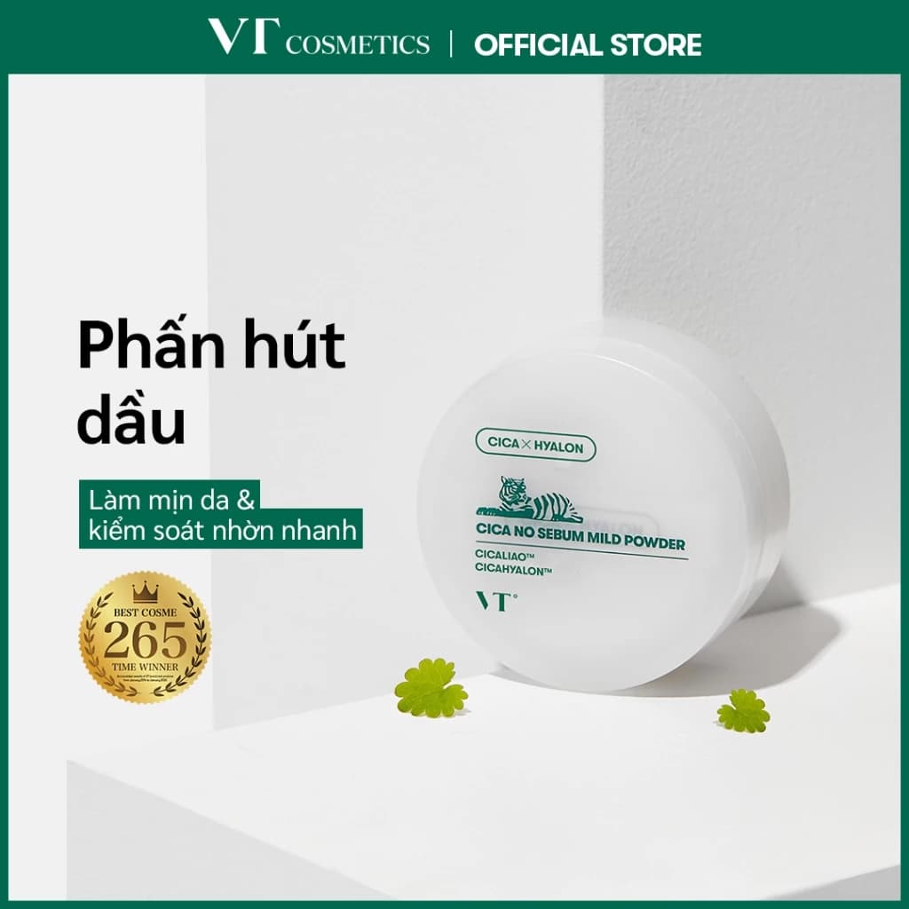 [VT] Phấn kiểm soát bã nhờn Bột nhẹ CICA No Sebum 5g (cica, độ ẩm, uv) <Cửa hàng chủ lực chính hãng>