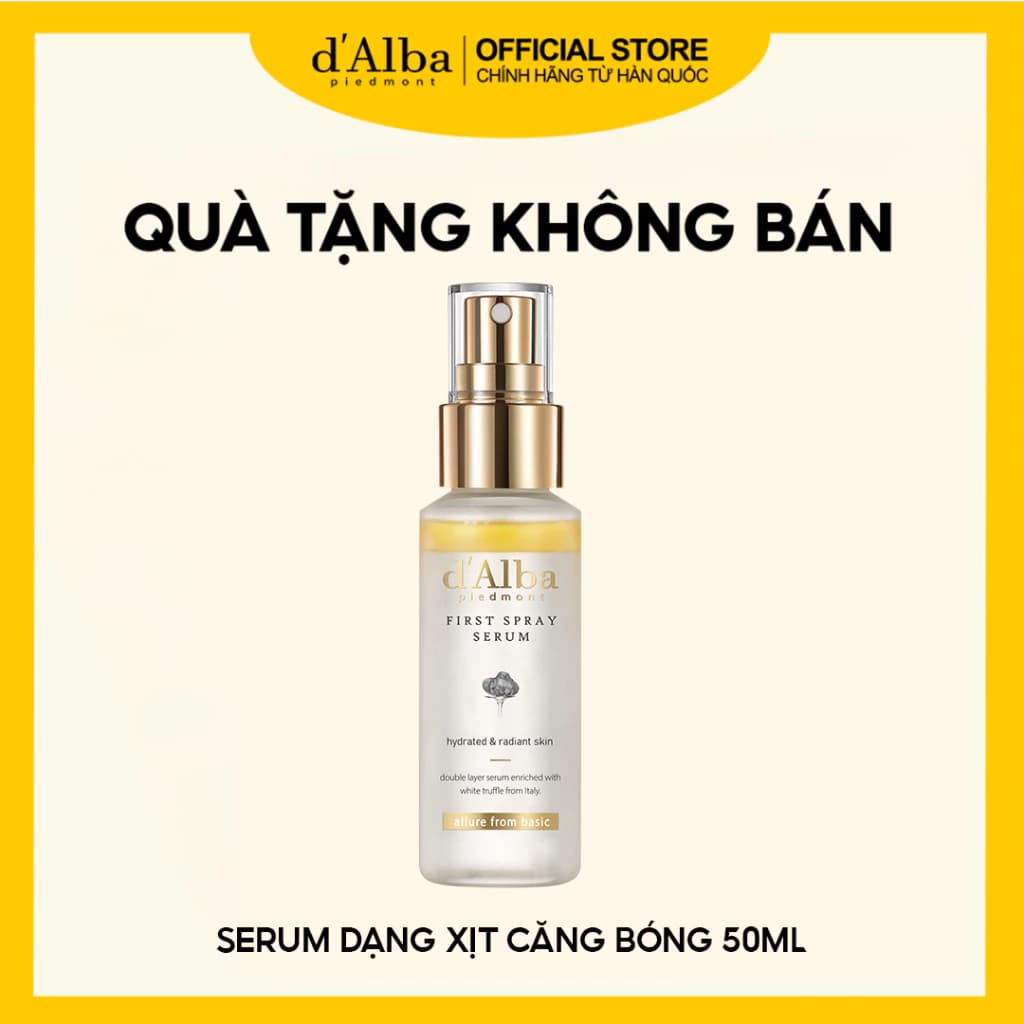 [QUÀ TẶNG – KHÔNG BÁN] serum xịt đầu tiên d 'Alba bán chạy nhất 50 / 30ml