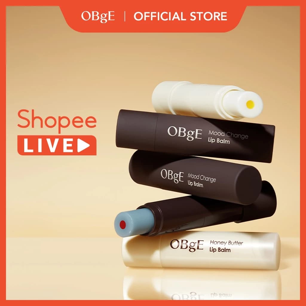 [OBgE Live] Son Dưỡng Môi Lõi Kép 2 trong 1, Cấp Ẩm Sâu, Lên Màu Tự Nhiên Theo Sắc Môi 3g