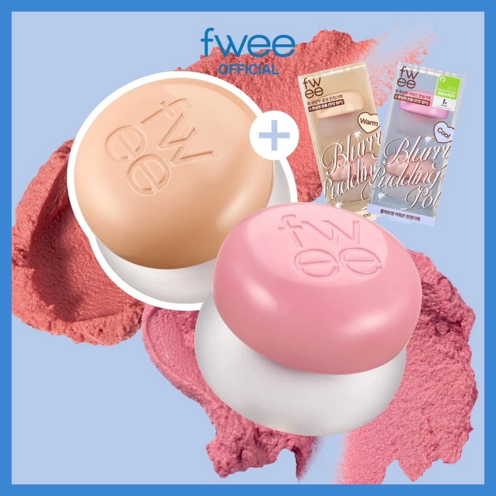 [fwee] [SET 2 MÀU] Son bùn Pudding Pot Môi&Má (Limited Color)