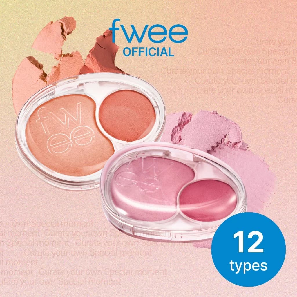 [fwee] Phấn Má Đôi – 12 Màu (7.2g) / Mellow Dual Blush