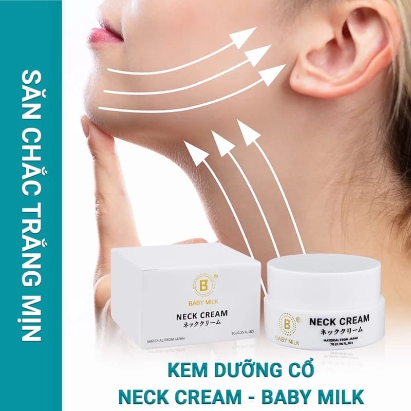 [Hot] Kem Dưỡng Cổ Neck Cream Baby Milk 7g - Hàng Hiệu Cao Thiên Nhi